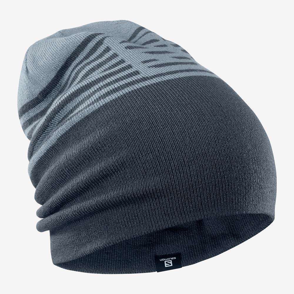 Gorros Salomon Hombre Gris - Salomon Argentina FLATSPIN REVERSIBLE ,634570-LBH